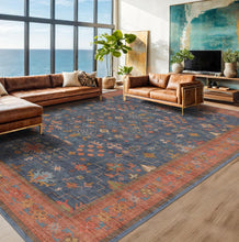 Cargar imagen en el visor de la galería, Terracotta Blue Rug
