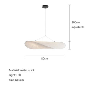 Silk Pendant Warm Light