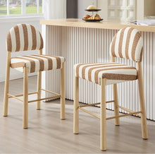 Cargar imagen en el visor de la galería, Striped Farmhouse Bar Stools
