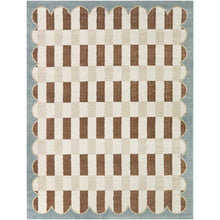 Cargar imagen en el visor de la galería, Scallop Checker Area Rug
