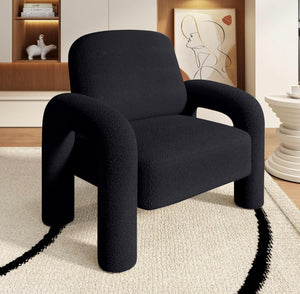 Curved Accent Chair