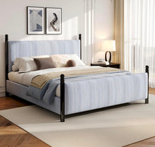 Cargar imagen en el visor de la galería, Black&amp;Blue Farmhouse Bed
