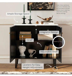 Black Credenza