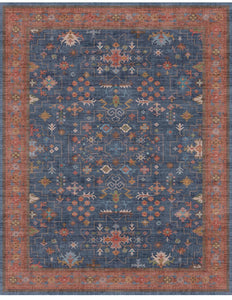 Terracotta Blue Rug
