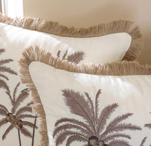 Cargar imagen en el visor de la galería, Palmtrees Embroidered Throw Pillow
