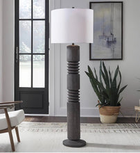Cargar imagen en el visor de la galería, Black Driftwood Floor Lamp
