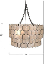 Cargar imagen en el visor de la galería, Honeycomb Chandelier
