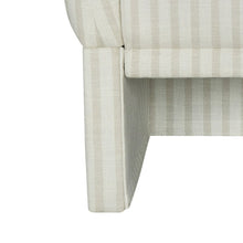 Cargar imagen en el visor de la galería, Beige Striped Linen Chair
