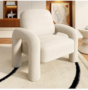 Curved Accent Chair