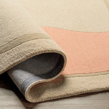 Cargar imagen en el visor de la galería, Pink Red Abstrac Rug
