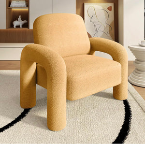 Curved Accent Chair