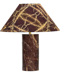 Rust Marble Lamp