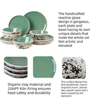 Cargar imagen en el visor de la galería, Green Glaze Dinnerware
