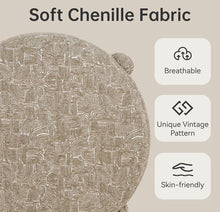 Cargar imagen en el visor de la galería, Chenille Abstract Ottoman
