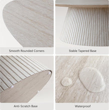 Cargar imagen en el visor de la galería, Oval Fluted Coffee Table
