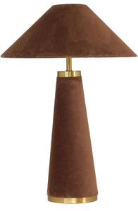 Chocolate Velvet Lamp
