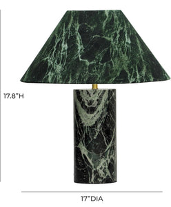 Green Marble Lamp