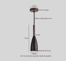 Cargar imagen en el visor de la galería, Drop Travertine Pendant
