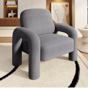 Curved Accent Chair