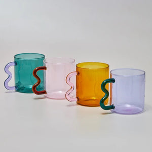 MOPA Glass Mug Set of 4