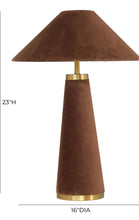 Cargar imagen en el visor de la galería, Chocolate Velvet Lamp
