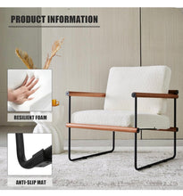 Cargar imagen en el visor de la galería, Modern Boucle Accent Chair
