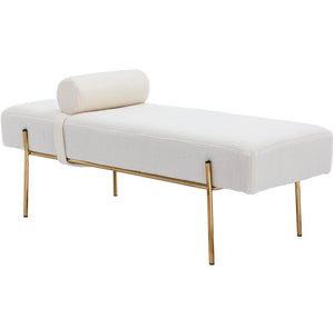 Modern bench with cushion