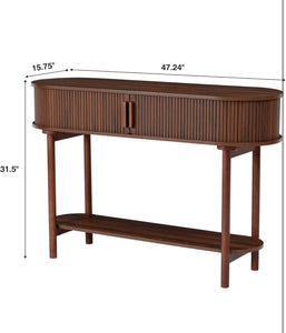 Walnut Console