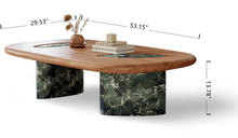 Cargar imagen en el visor de la galería, Green Marble Coffee Table
