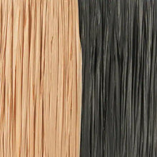 Cargar imagen en el visor de la galería, Black Natural Raffia Lamp
