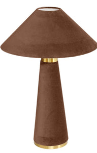 Chocolate Velvet Lamp