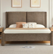 Cargar imagen en el visor de la galería, Brown Modern Queen Bed
