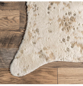 Contemporary Faux Cowhide Rug