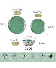 Cargar imagen en el visor de la galería, Green Glaze Dinnerware
