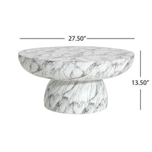 Cargar imagen en el visor de la galería, Grey White Marble Coffee Table
