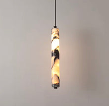 Cargar imagen en el visor de la galería, Linear Marble Pendant Light
