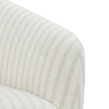 Cargar imagen en el visor de la galería, Beige Striped Linen Chair
