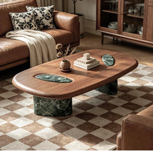 Cargar imagen en el visor de la galería, Green Marble Coffee Table
