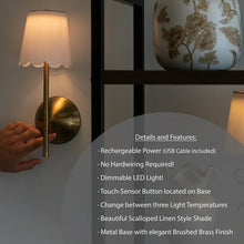 Cargar imagen en el visor de la galería, Rechargable Sconce
