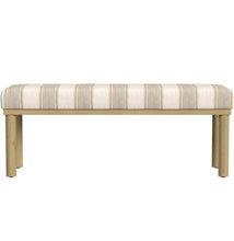 Cargar imagen en el visor de la galería, Striped Farmhouse Bench
