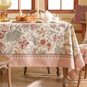 Peach Spring Table Cover