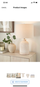 Washed Terracotta Table Lamp