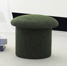 Cargar imagen en el visor de la galería, Green Boucle Ottoman
