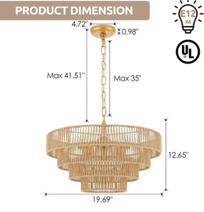 Woven Chandelier