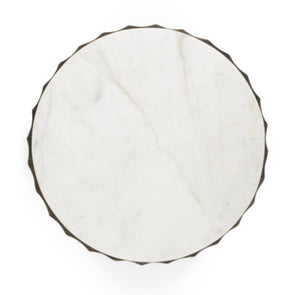 Flauted Marble Table