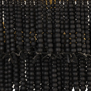 Black Beaded Pendant