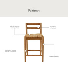Cargar imagen en el visor de la galería, Seagrass Bar Stool
