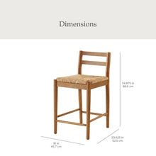 Cargar imagen en el visor de la galería, Seagrass Bar Stool
