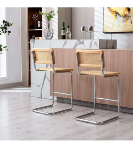 All Cane Bar Stool in Natural