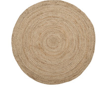 Cargar imagen en el visor de la galería, Natural Round Jute Rug
